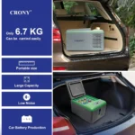 یخچال کمپرسوری کرونی C9 | خرید مینی یخچال فندکی خودرو