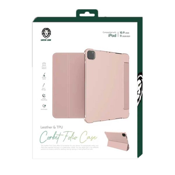 کیف چرمی آیپد گرین لاین مدل Corbet Folio | کاور کلاسیک و کاربردی