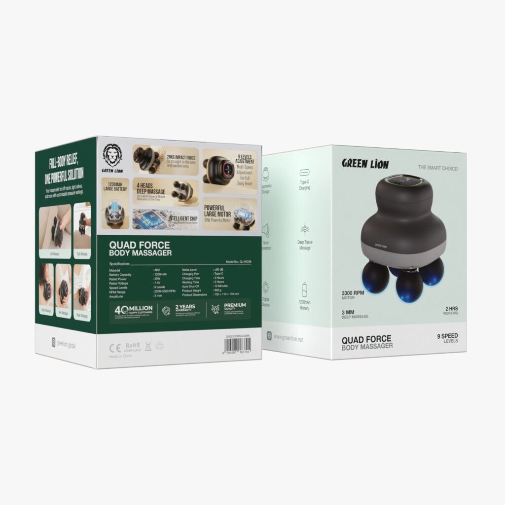 ماساژور بدن چهارگانه گرین لاین Quad Force