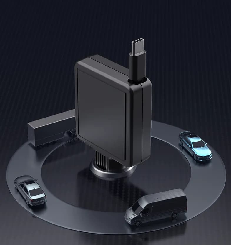 شارژر فندکی ۳۰ وات گرین لاین مدل Retractable | شارژر جمع‌شو خودرو