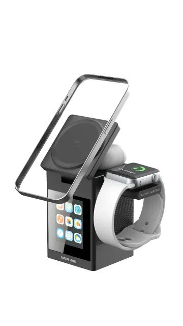 شارژر وایرلس با نمایشگر LCD و بلندگوی گرین لاین Smart Station Pro