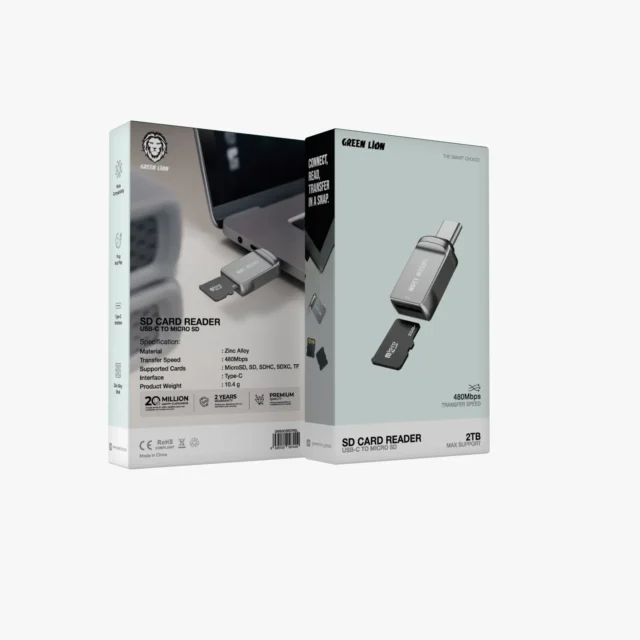 کارت‌خوان USB-C به Micro SD گرین‌لاین